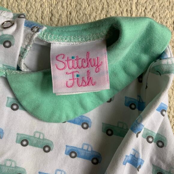 Stitchy Fish L/S Car Jon jon size 24 mo - Picture 2 of 4